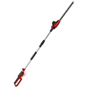 Taille-haie sur perche sans fil sans batterie 18 V, longueur de lame 41 cm, écartement des dents 18 mm, Einhell GC-HH 18/45 Li T-Solo