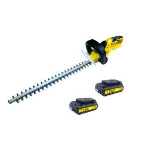 Taille-haies à batterie NEMURA 20V + 2 batteries 2Ah + Chargeur rapide