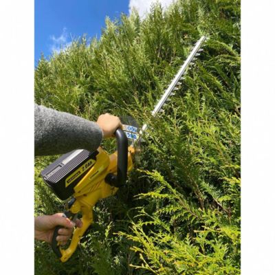 Taille-haies à batterie NEMURA 40V + Batterie 2Ah + Chargeur rapide - Coupe de 56cm