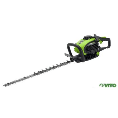 Taille Haies à Essence 25cm3 Moteur 2 Temps 1.1CV Lame double 55cm Rotation 90 degrés Branches épaisses VITO