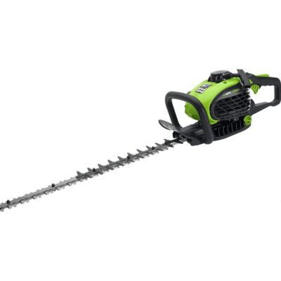 Taille Haies à Essence 25cm3 Moteur 2 Temps 1.1CV Lame double 55cm Rotation 90 degrés Branches épaisses VITO