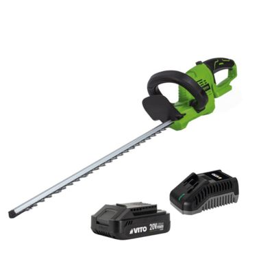 Taille haies sans fil 20V + Batterie lithium 3.0AH Lame 51Cm Chargeur Rapide VITO
