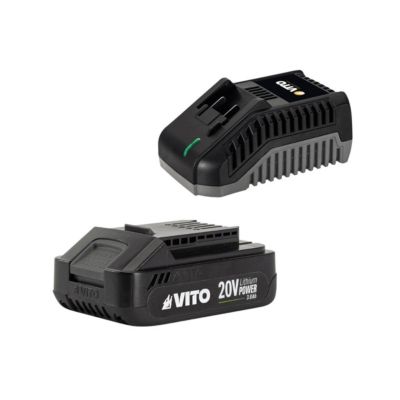 Taille haies sans fil 20V + Batterie lithium 3.0AH Lame 51Cm Chargeur Rapide VITO