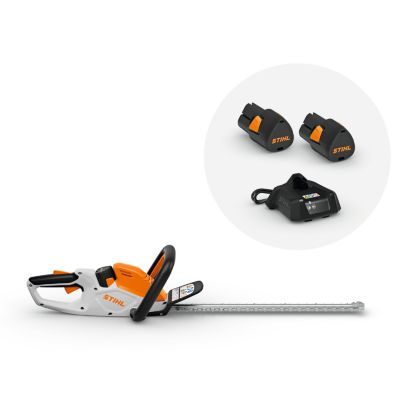 Taille-haies sans fil à batterie 50 cm avec 2 batteries et chargeur, Stihl HSA40