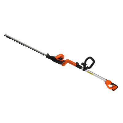 Taille-haies télescopique sans fil 20V - tête réglable, lame 41cm, batterie Li-Ion et chargeur - Yard Force LH C41A