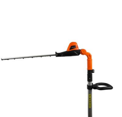 Taille-haies télescopique sans fil 20V - tête réglable, lame 41cm, batterie Li-Ion et chargeur - Yard Force LH C41A