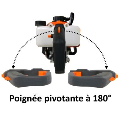 Taille-haies thermique, 22.5 cm3, 0.9 CV, double lame 55 cm - GT GARDEN