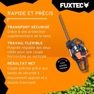 Taille-haies thermique - FUXTEC FX-MH126 - 25,5cm3 lame 55cm