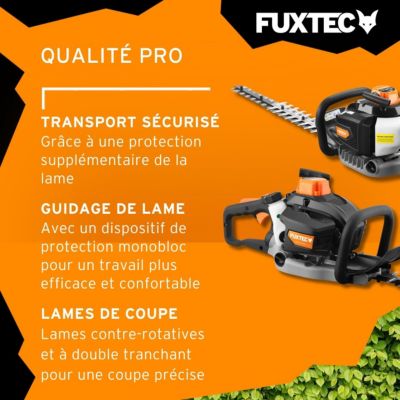 Taille-haies thermique professionnel - FUXTEC FX-MHP245 - 24,5cm3 850W lame 61cm
