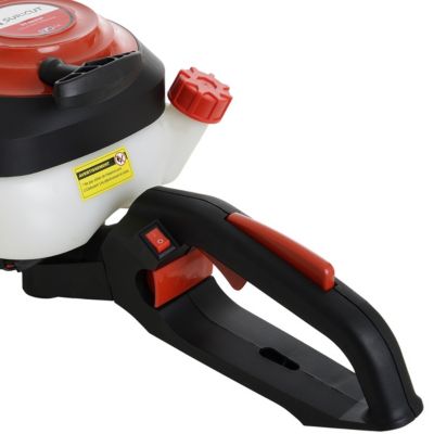 Taille-haies thermique SEMI-PROFESSIONNEL, 25.4 cm3, 1 CV, double lame 75 cm - SURICUT