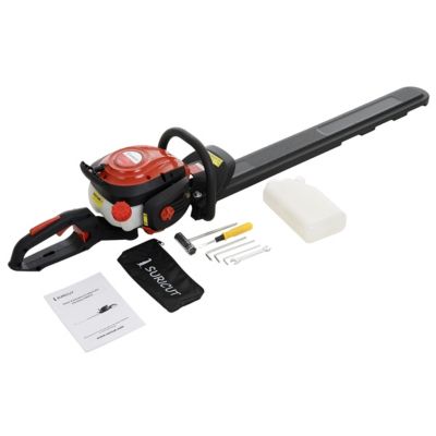 Taille-haies thermique SEMI-PROFESSIONNEL, 25.4 cm3, 1 CV, double lame 75 cm - SURICUT