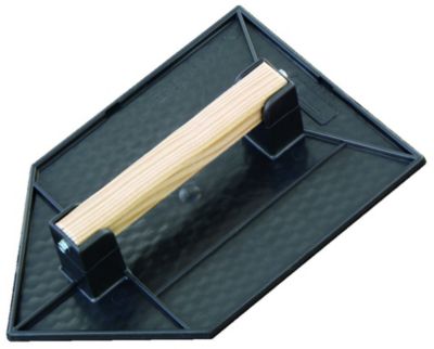 Taloche en PS 27x18cm pointue noire - TALIAPLAST - 300406