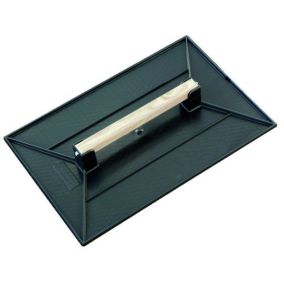 Taloche plastique rectangulaire 42x28cm en PS Choc noir - TALIAPLAST - 300401