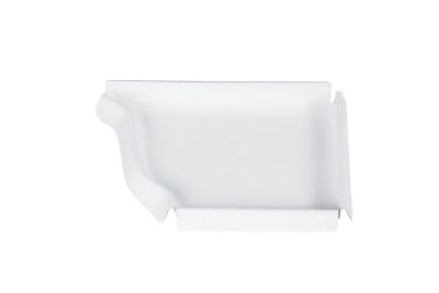 Talon emboitable droit aluminium blanc