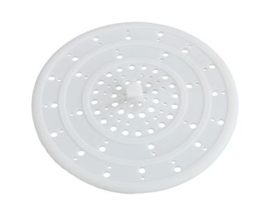 Tamis d'évier Sava Wenko L. 12 cm en silicone blanc