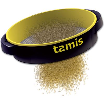Tamis en plastique à poignée Ocai Jaune n°10 sable gros&moyen