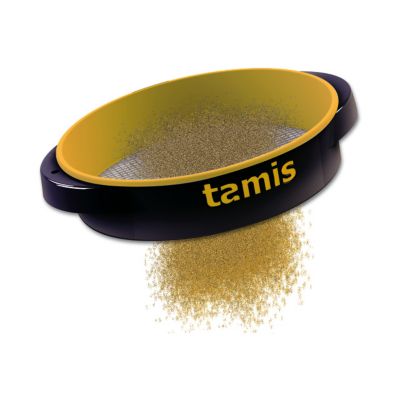 Tamis en plastique à poignée Ocai orange n°12 pour sable fin