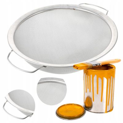 Nemeaii Tamis Filtrant Acier Inoxydable 60 Mailles - Filtre Peinture Diamètre 30cm - Maille Fine 0.25mm