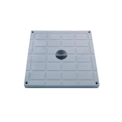 Tampon auto-piéton gris 200 x 200 mm Fitt