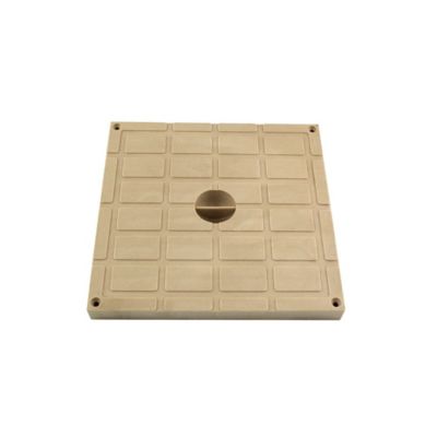 Tampon auto-piéton sable 200 x 200 mm Fitt