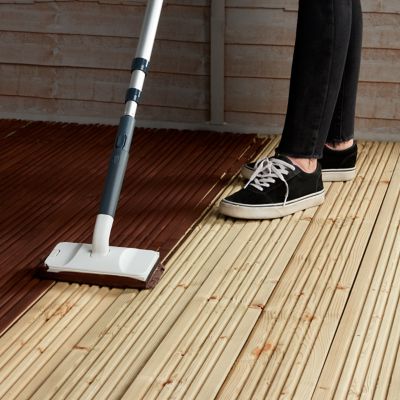 Tampon pour traitement terrasse GoodHome 180mm