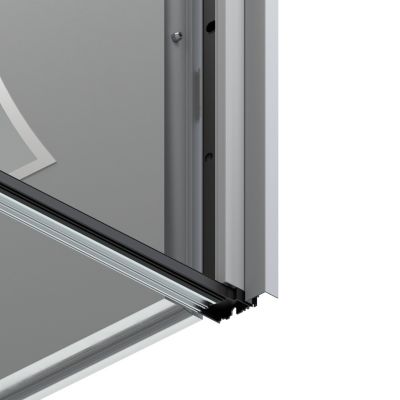 Tapée d'isolation pour porte acier blanc 120 mm Radex