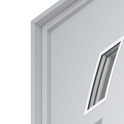 Tapée d'isolation pour porte acier blanc 120 mm Radex