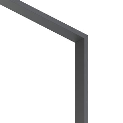 Tapée d'isolation pour porte acier gris anthracite 140 mm Radex