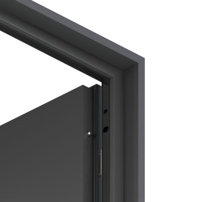 Tapée d'isolation pour porte acier gris anthracite 140 mm Radex