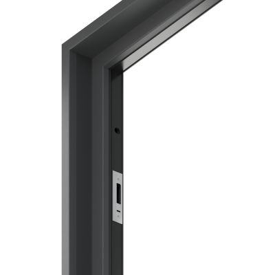 Tapée d'isolation pour porte acier gris anthracite 140 mm Radex