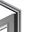 Tapée d'isolation pour porte acier gris clair 100 mm Radex