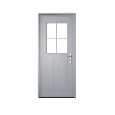 Tapée d'isolation pour porte acier gris clair 140 mm Radex