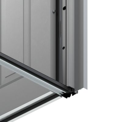 Tapée d'isolation pour porte acier gris clair 140 mm Radex