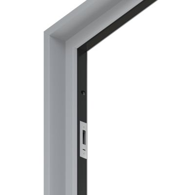 Tapée d'isolation pour porte acier gris clair 140 mm Radex