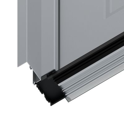 Tapée d'isolation pour porte acier gris clair 140 mm Radex