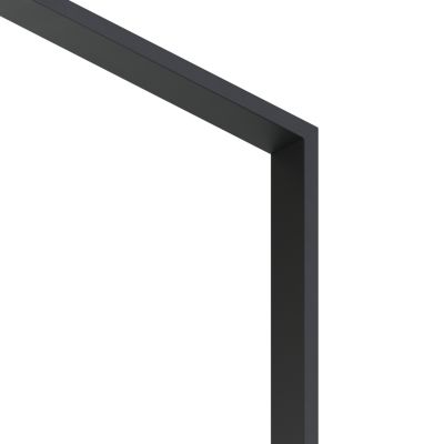 Tapée d'isolation pour porte acier noir 140 mm Radex