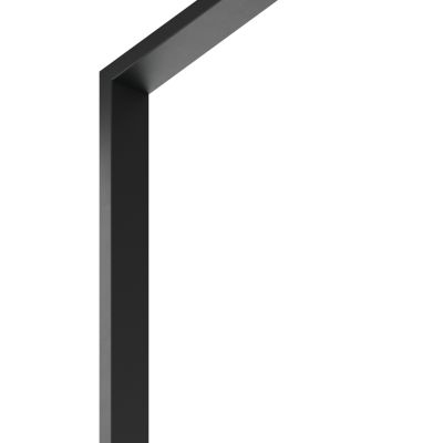 Tapée d'isolation pour porte acier noir 140 mm Radex