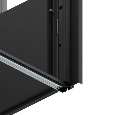 Tapée d'isolation pour porte acier noir 140 mm Radex