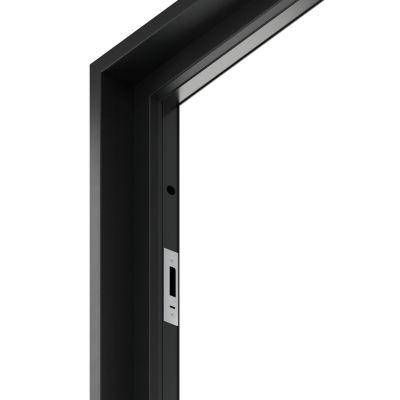 Tapée d'isolation pour porte acier noir 140 mm Radex