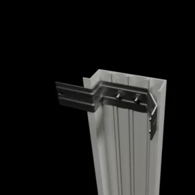 Tapée d'isolation pour porte d'entrée aluminium blanc G65+ 160mm