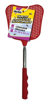 Lot De 4 Tapettes à Mouches Télescopiques - Longueur Réglable De 28 à 78 Cm, Acier Inoxydable, Pratique Intérieur/extérieur