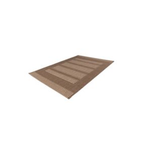 Tapis 170x120cm, design F105A coloris café - Confort et élégance pour votre intérieur