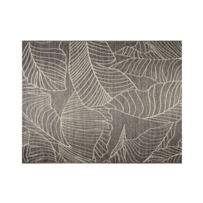Tapis à motifs Kamae gris L.200 x l.150cm