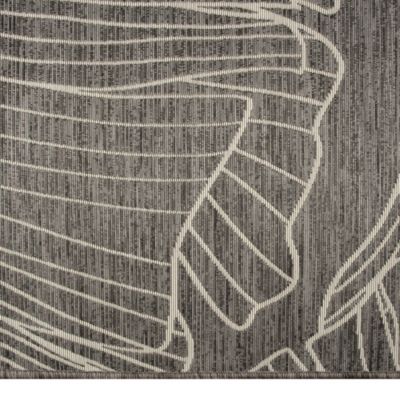 Tapis à motifs Kamae gris L.200 x l.150cm