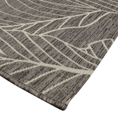 Tapis à motifs Kamae gris L.200 x l.150cm