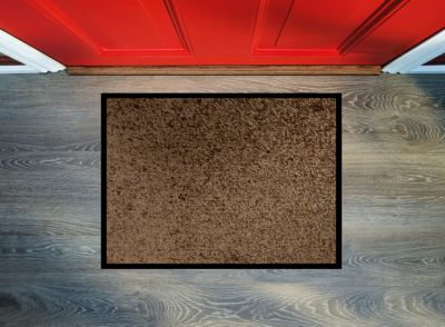 Tapis absorbant Jazzy brun L.90 x l.60 cm