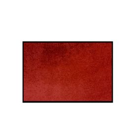Tapis absorbant Jazzy rouge L.60 x l.40 cm