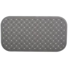 Tapis antidérapant MSV Class Premium - 36 x 76 cm - Gris