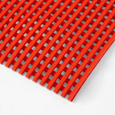 Tapis antidérapant pour espace aquatique Adria, Épaisseur 12 mm, Rouge, 120 x 150 cm