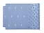 Tapis antidérapant rectangulaire baignoire et douche GoodHome Drina coloris bleu en PA, PE et PP L.69 x l.36 cm